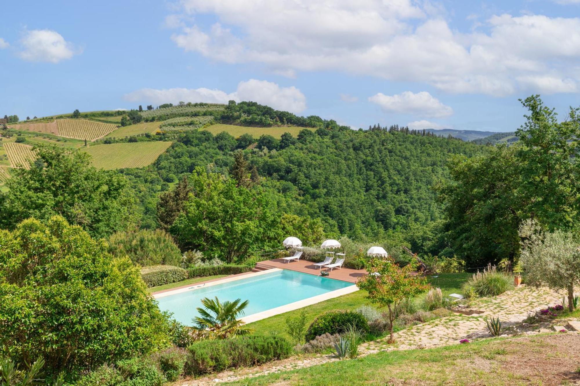 Villa Rignana Chianti Estate, Pool, Tennis,Cook Greve in Chianti Exterior photo