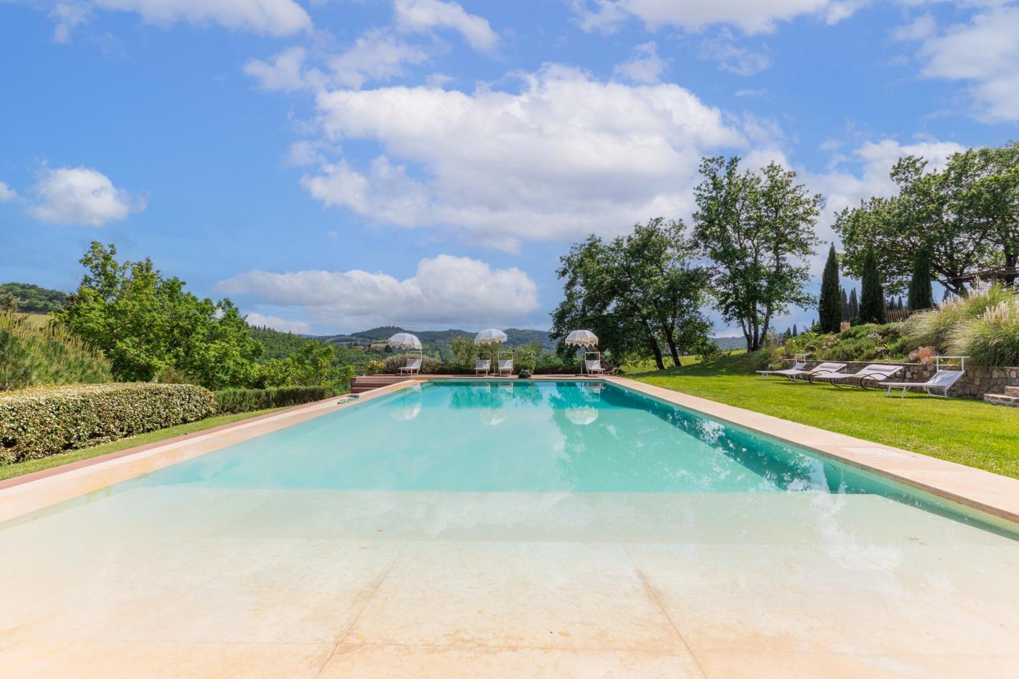 Villa Rignana Chianti Estate, Pool, Tennis,Cook Greve in Chianti Exterior photo